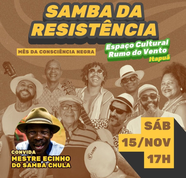 Celebração do Samba da Resistência com Mestre Ecinho: Uma Homenagem à Cultura Baiana Imagem do artigo