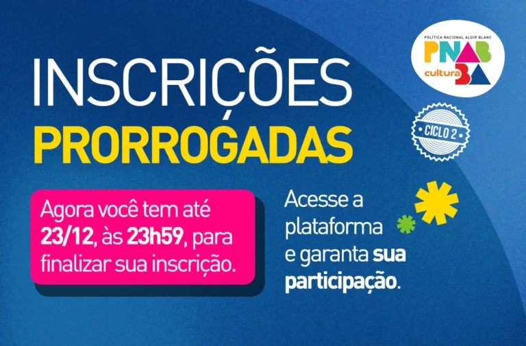 Deadline para Projetos do Aldir Blanc 2 na Bahia se Aproxima: Entregas até Hoje à Meia-Noite