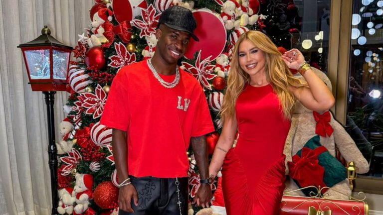Looks Luxuosos: Virginia e Vinícius Jr. Brilham em Festas de Natal Avaliados em R$ 757 Mil