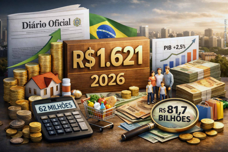 Salário Mínimo de R$ 1.621 em 2026: Reajuste Que Pode Transformar a Economia Brasileira