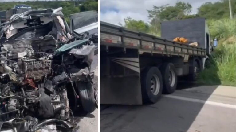 Tragédia na BR-116: Acidente entre carro e caminhão resulta em mortos e feridos na Bahia