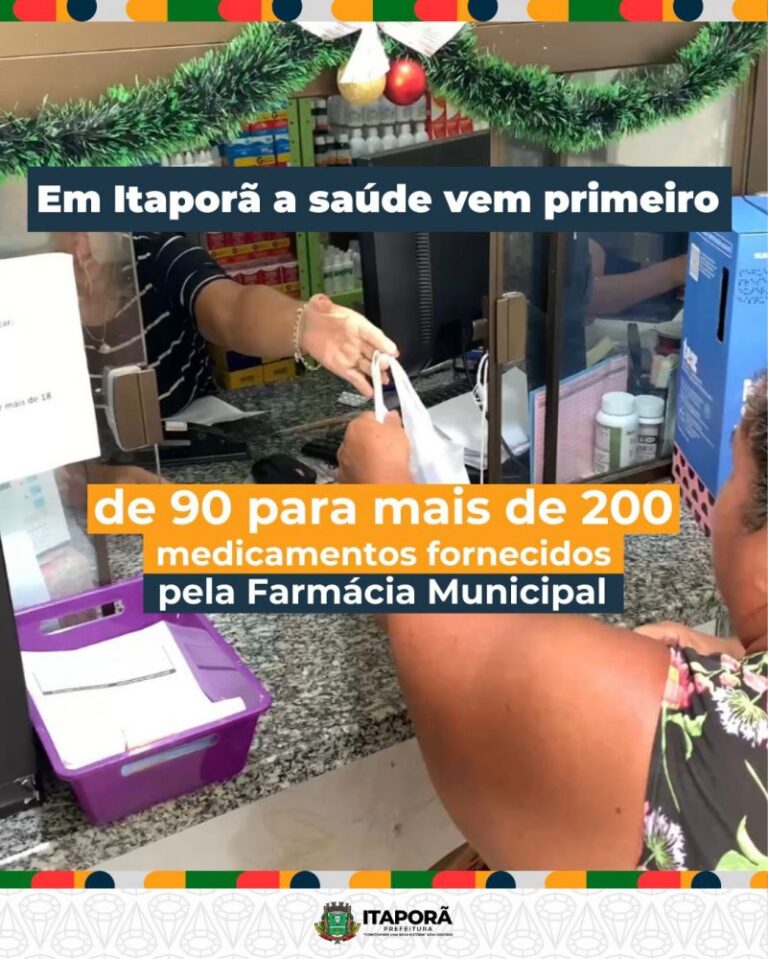 Itaporã Prioriza a Saúde: Ampliação da Farmácia Municipal