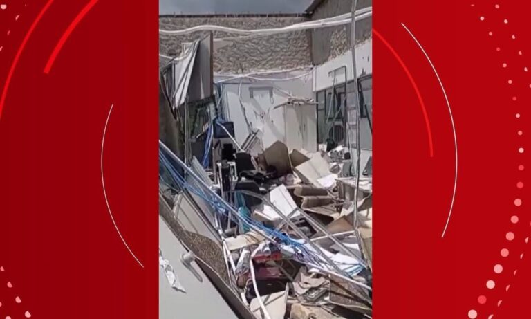 Ventania Devasta Unidade de Saúde e Provoca Destelhamentos em Jacobina, Bahia