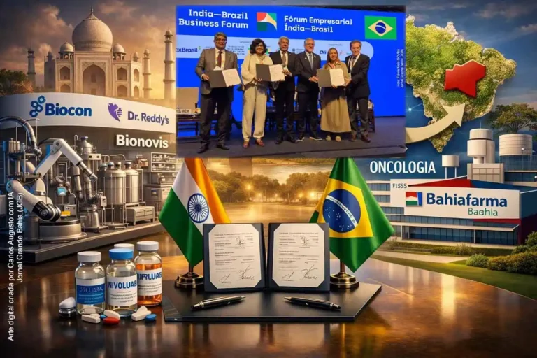 Bahiafarma e Índia: Parceria para Produção de Medicamentos Oncológicos Avança na Bahia