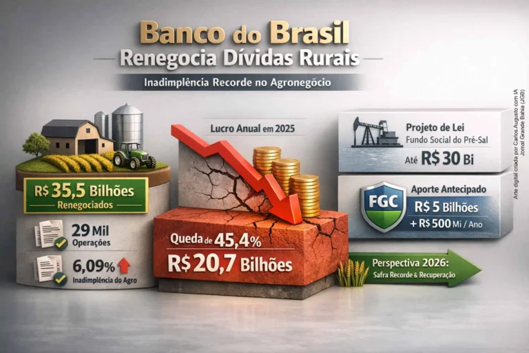 Banco do Brasil Renegocia R$ 35,5 Bilhões em Dívidas Rurais em Meio à Crise da Inadimplência