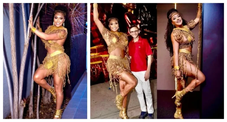 Carnaval 2026: Adriana Santos Brilha com Fantasia de Látex e Barbante