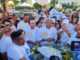 Geraldo Júnior Elogia Segurança e Organização na Festa de Iemanjá na Bahia Geraldo Júnior Elogia Segurança e Organização na Festa de Iemanjá na Bahia