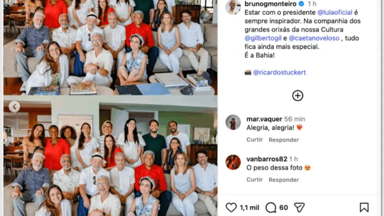 Lula Celebra Aniversário do PT com Gil e Caetano em Almoço Especial