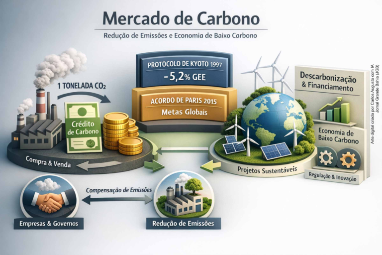 Mercado de Carbono: A Nova Fronteira Econômica na Redução de Emissões e Sustentabilidade