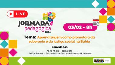 SEC Realiza Live sobre a Importância da Aprendizagem na Justiça Social SEC Realiza Live sobre a Importância da Aprendizagem na Justiça Social