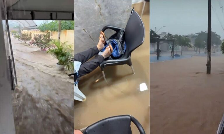 Temporal Alaga Ruas e Prédios Públicos em Ituaçu, na Bahia