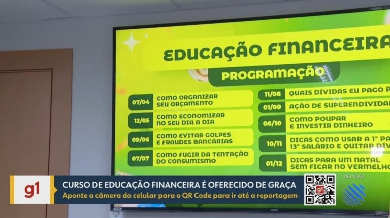 Defensoria Pública da Bahia Oferece Curso Gratuito de Educação Financeira; Confira Como Participar Defensoria Pública da Bahia Oferece Curso Gratuito de Educação Financeira; Confira Como Participar