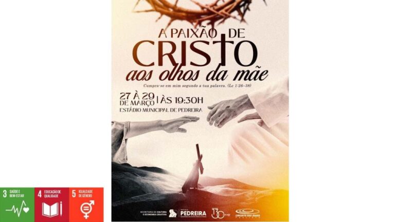Emocionante Espetáculo 'A Paixão de Cristo: Aos Olhos da Mãe' Encanta Pedreira