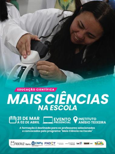 Encontro Formativo Reforça a Educação Criativa com o Programa Mais Ciência na Escola Encontro Formativo Reforça a Educação Criativa com o Programa Mais Ciência na Escola