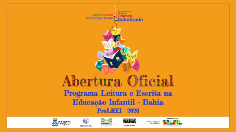 Início do Programa Leitura e Escrita na Educação Infantil na Bahia: Uma Nova Era para a Alfabetizaçã