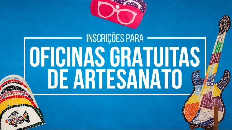 Oficinas Gratuitas de Artesanato na Casa da Cultura em São Pedro da Aldeia