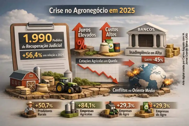 Recorde de 1.990 Pedidos de Recuperação Judicial no Agronegócio: Um Sinal de Crise Financeira em 202