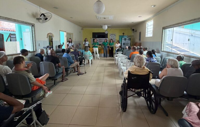 Ação de Cidadania da Defensoria Pública em Ipiaú: Cuidado e Educação para Idosos