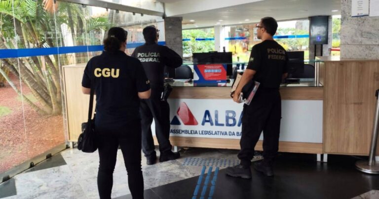 AL-BA Reage à Ação da Polícia Federal em Gabinete de Marcinho Oliveira