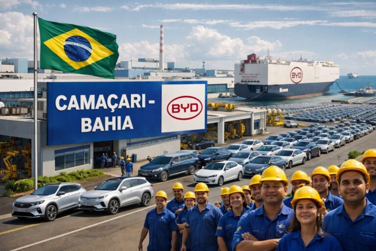 BYD demite 100 mil na China, mas investe em empregos no Brasil: O futuro da montadora na Bahia