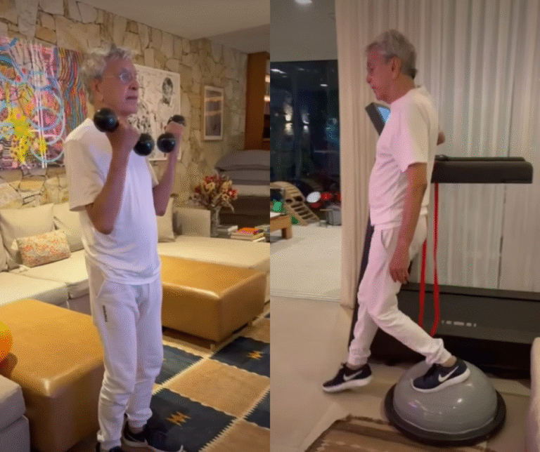 Caetano Veloso Treina e Brinca em Feriado Antes do Show do Filho Zeca no Rio