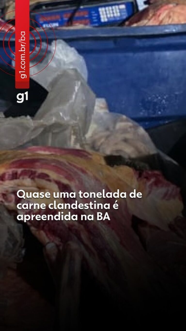 Cerca de uma tonelada de carne clandestina é apreendida no sul da Bahia