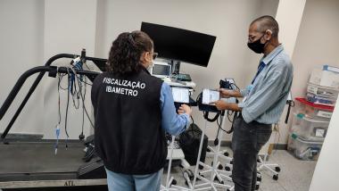 Fiscalização de Equipamentos de Saúde na Bahia é Reforçada pelo Ibametro Fiscalização de Equipamentos de Saúde na Bahia é Reforçada pelo Ibametro