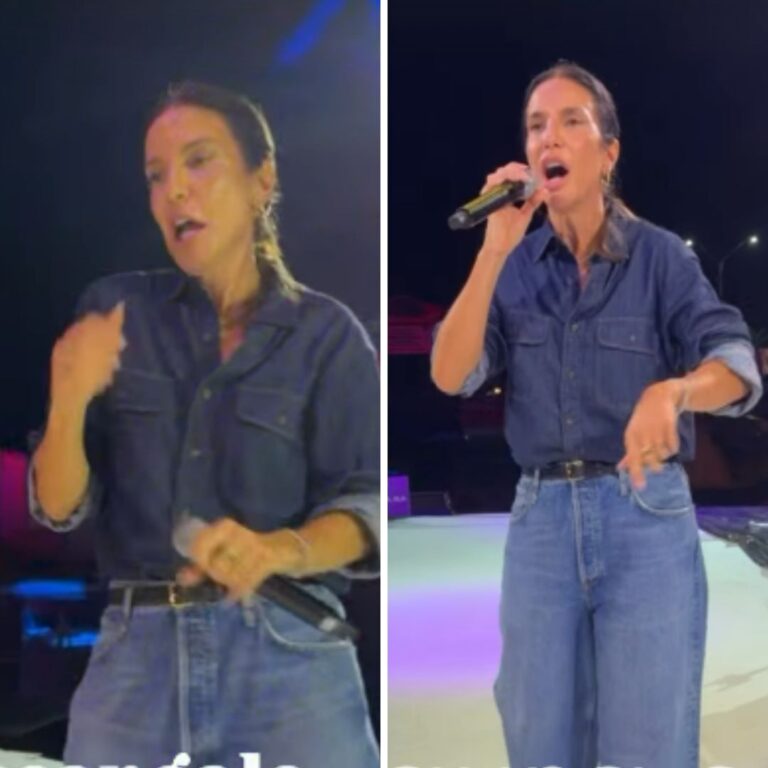 Ivete Sangalo anima fãs com passagem de som em Florianópolis antes de show imperdível