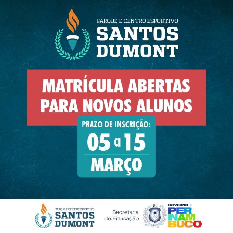 Matrículas Abertas para Atividades Esportivas no Parque Santos Dumont: Garanta Sua Vaga! Matrículas Abertas para Atividades Esportivas no Parque Santos Dumont: Garanta Sua Vaga!