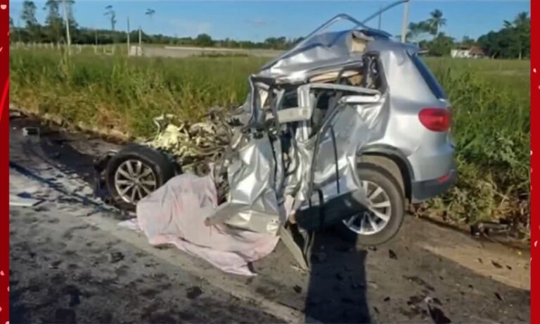 Tragédia na BR-101: Acidente entre carro e carreta resulta em morte no sul da Bahia Tragédia na BR-101: Acidente entre carro e carreta resulta em morte no sul da Bahia