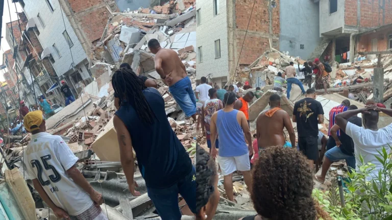 Desabamento de prédio em Salvador deixa três mortos