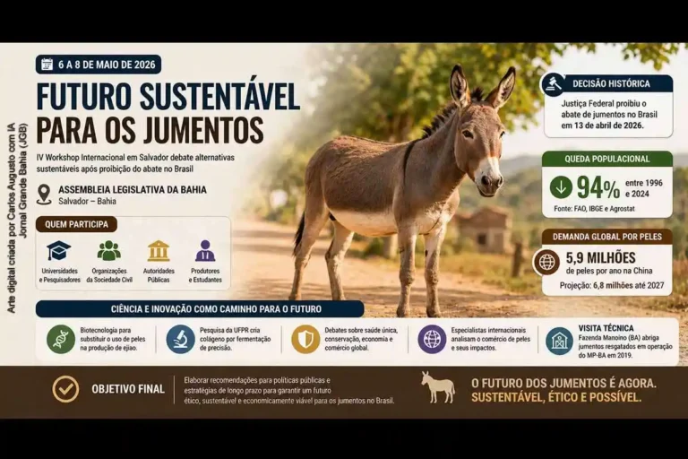 Salvador Recebe Workshop Internacional sobre o Futuro Sustentável dos Jumentos