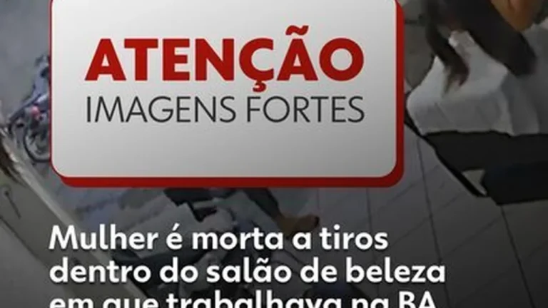 Vídeo revela assassinato de cabeleireira em salão de beleza em Salvador