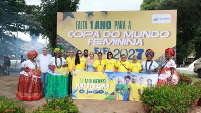 Bahia inicia contagem regressiva para a Copa do Mundo FIFA de Futebol Feminino 2027 Bahia inicia contagem regressiva para a Copa do Mundo FIFA de Futebol Feminino 2027