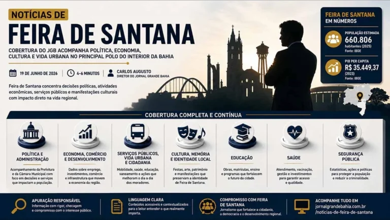 Notícias de Feira de Santana: cobertura completa da política, economia e cultura do principal polo do interior baiano Notícias de Feira de Santana: cobertura completa da política, economia e cultura do principal polo d