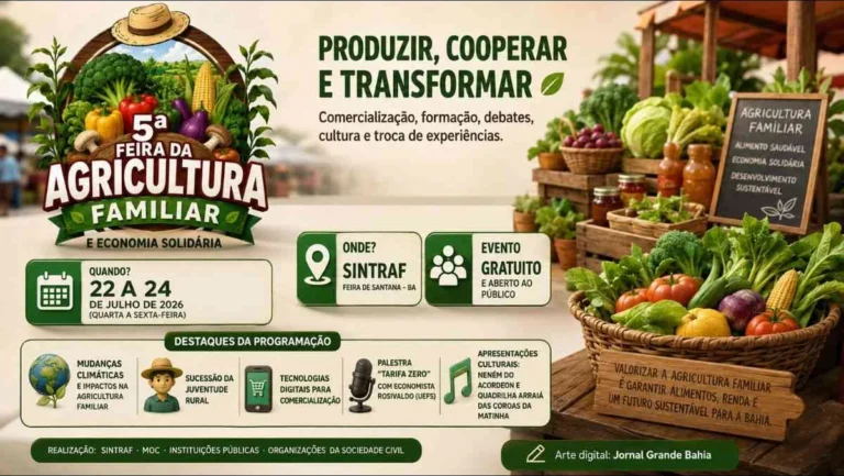 5ª Feira da Agricultura Familiar e Economia Solidária: Oportunidades e Debates para o Campo em Feira