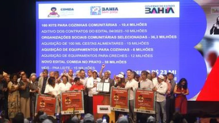 Governo da Bahia lidera maior investimento nacional no combate à fome com R$ 5 bilhões