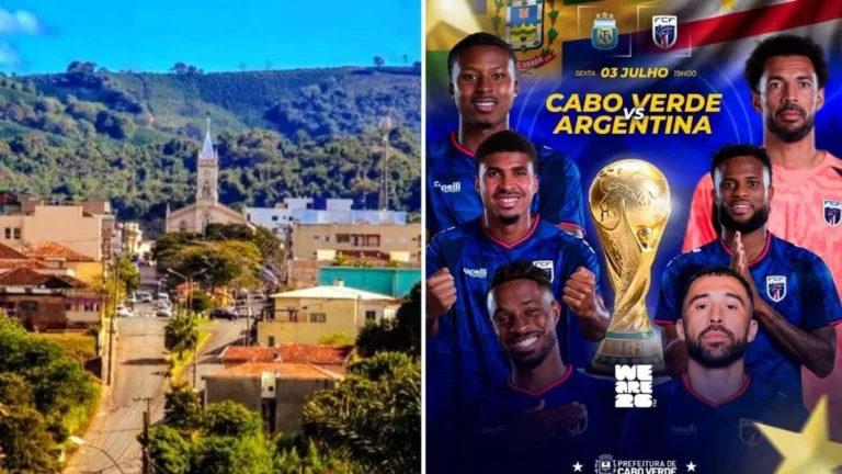 Nossa torcida atravessa o oceano: cidade de Cabo Verde (MG) apoia seleção cabo-verdiana na Copa do Mundo 2026 Nossa torcida atravessa o oceano: cidade de Cabo Verde (MG) apoia seleção cabo-verdiana na Copa do M