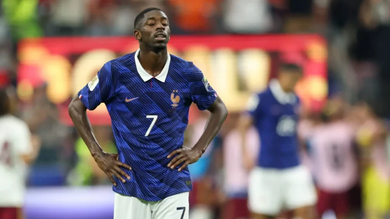 França se despede da Copa com apagão de Mbappé, Dembélé e Olise diante da Espanha França se despede da Copa com apagão de Mbappé, Dembélé e Olise diante da Espanha