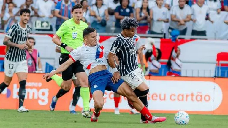 Bahia empata com Corinthians graças à nova tecnologia de impedimento e mantém posição no Brasileirão